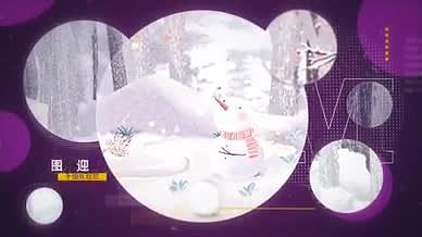 紫色神秘大气高端新店开场展示AE模板视频的预览图